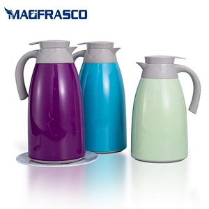 1L 1.3L 1.6L 1.9L Custom wholesale handgrip hot cold water thermal vacuum plastic coffee thermos with glass liner