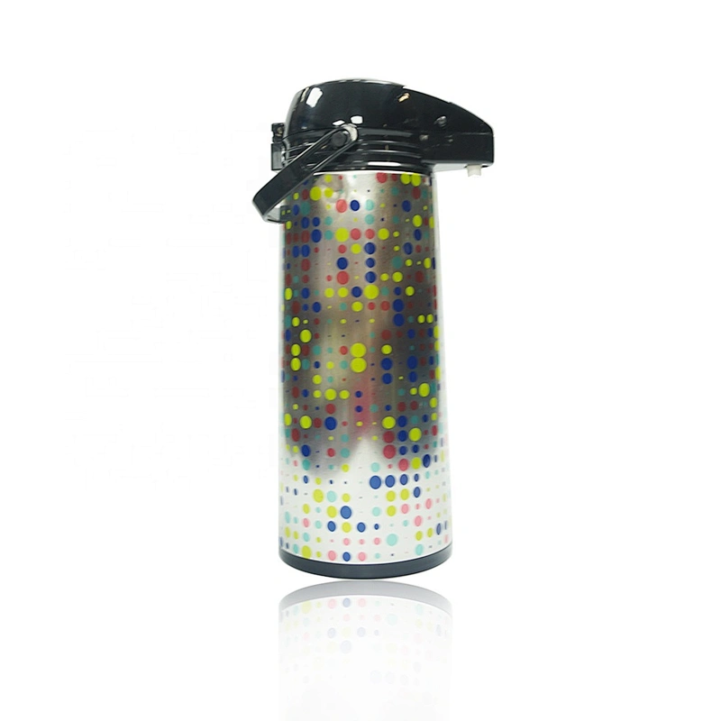 Magfrasco air pump pot glass liner inner plastic vacuum flask customized thermos