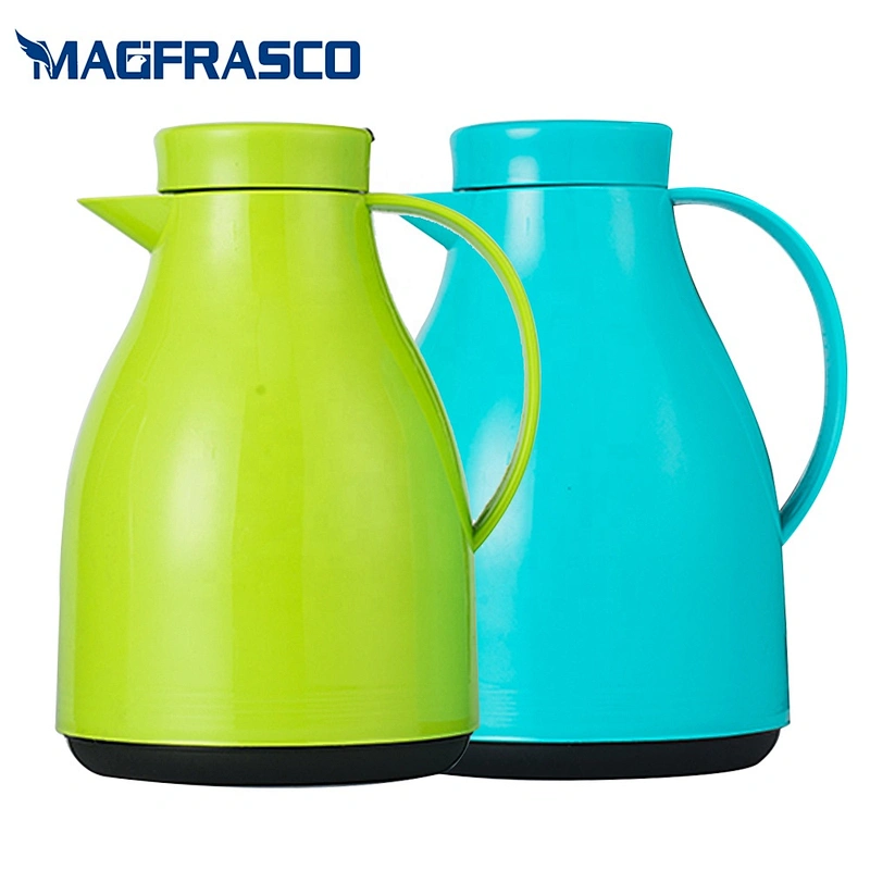 0.5L 1L 2L Custom Logo Printing Free Sample Dubai Arab Yemen Coffee Thermos Plastic Vacuum Flask