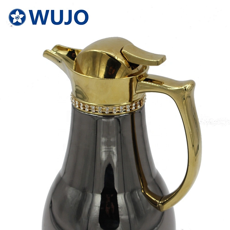 WUJO Qatar Dubai Saudi Afghanistan brass copper vacuum coffee flask thermo arabic tea pot