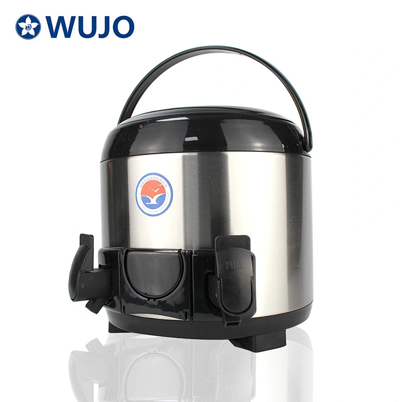 WUJO 13L 11L 9.5L 7.5L 5.5L double wall travel water cooler stainless steel  hot cold custom water jug