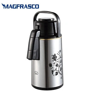 China OEM Custom Air Pressure Glass Refill Stainless Steel Termos Coffee Pot Manufacturer