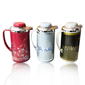China wholesale 1L 1.3L 1.6L 1.9L flask thermos tea arabic vacuum islamic coffee pot with glass liner
