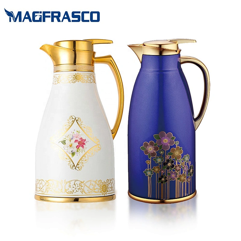 0.68L 1L 1.3L 1.6L 1.9L Hot Cold Insulated Thermal Arabic Vacuum flasks & Thermoses with Glass Refill