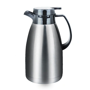 2020 hot selling 2L silver blue vacuum insulation coffee pot stainless steel double wall