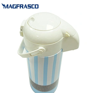 OEM Free Design Insulated Vacuum Water Coffee Press Pump Air Pressure Flask Thermos Pot with Good Price
