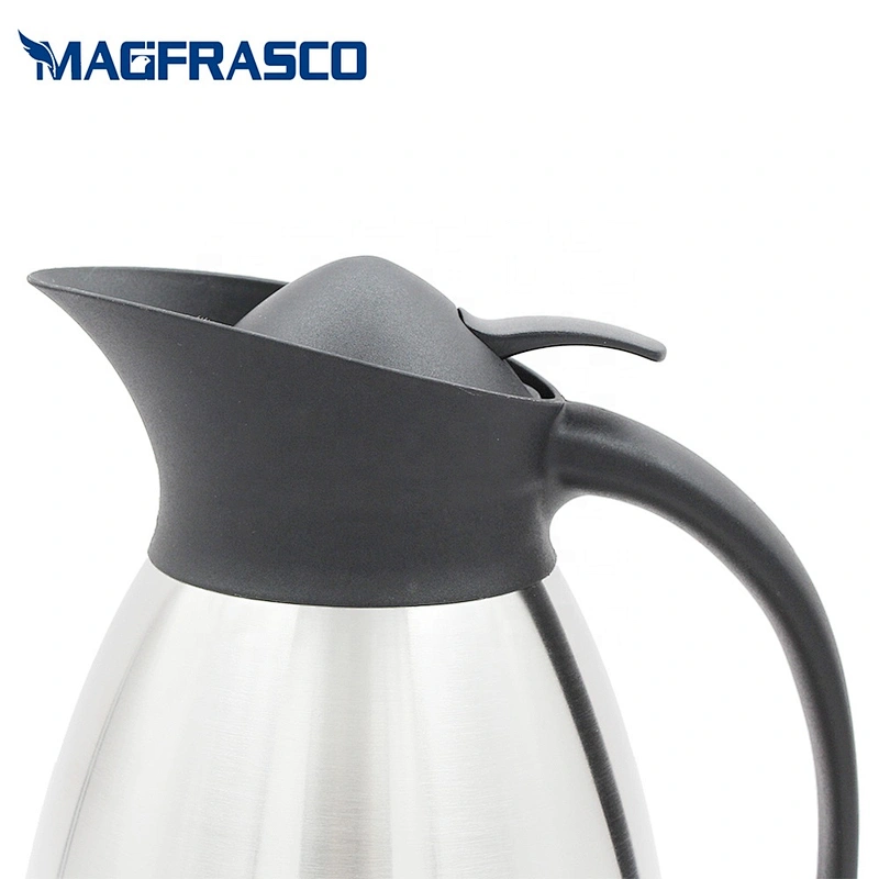 1.2L 1.5L 2L Custom Wholesale Thermal Insulated Arabic  Ethiopian Stainless Steel  Pour Over Coffee Pot
