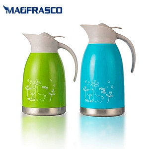 1.2L 1.5L 2L Custom Wholesale Thermal Insulated Arabic  Ethiopian Stainless Steel  Pour Over Coffee Pot