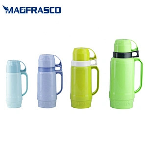 0.45L 0.6L 1L 1.8L Vacuum Insulated Glass Refill Plastic Travel Outdoor Vacuum Flask & Thermos