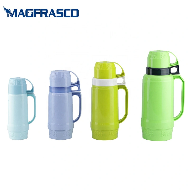 0.45L 0.6L 1L 1.8L Vacuum Insulated Glass Refill Plastic Travel Outdoor Vacuum Flask & Thermos