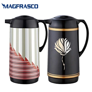 Wholesale WUJO 1L 1.3L 1.6L 1.9L thermos coffee pot with cup