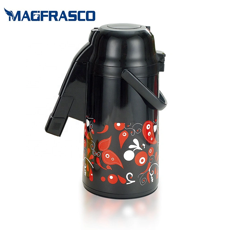 3L  Sri Lanka Bangladesh Vietnam Thermos Flask Pump Dispenser Elephant Vacuum Airpot with Glass Liner