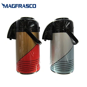 Best Selling Various Design Capacity Good Price Free Sample Coffee Thermos Flask Airpot with Glass Refill