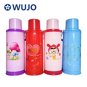 2L Southeast Asia African  Best selling Cheap vacuum flask tea water thermo plastic