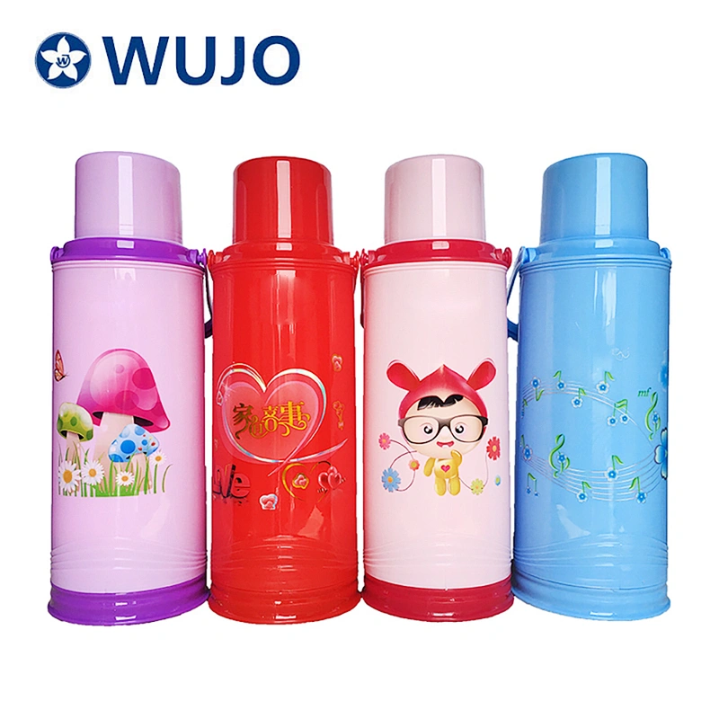 2L Southeast Asia African  Best selling Cheap vacuum flask tea water thermo plastic