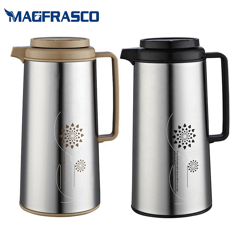 1l 1.3l 1.6l 1.9l custom printing wholesale hot cold coffee tea stainless steel vacuum flask glass inner
