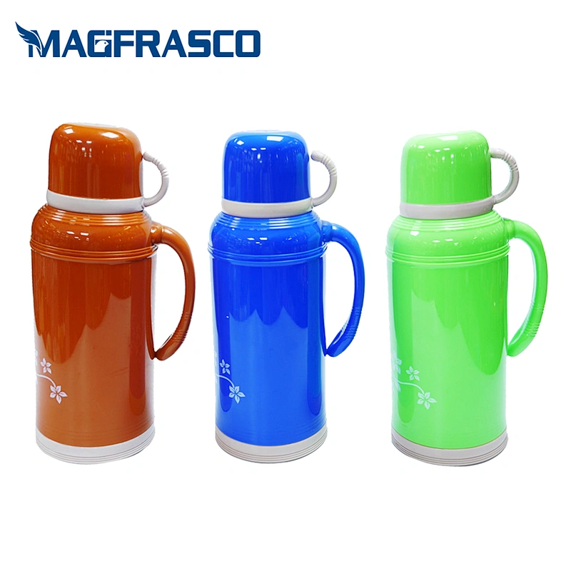 Factory Free Sample 1L 1.8L Custom Logo Blue Glass Refill Termos Plastic Travel Outdoor Stanley Thermo