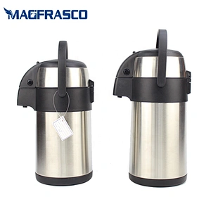 China Factory South American Double Wall Airpot Vacuum Flask Acero Inoxidable Cafe Agua Termos Stainless Steel