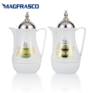 Factory 1L 1000ml Glass Liner Hot Cooler Coffee Tea Water Thermos Pot Plastic Vacuum Jug with Lids