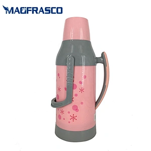 Custom 2L 3.2L Glass Refill Plastic Decoration Body Bullet Water Coffee Tea Container Vacuum Flask Thermos