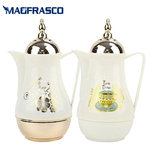 Factory 1L 1000ml Glass Liner Hot Cooler Coffee Tea Water Thermos Pot Plastic Vacuum Jug with Lids