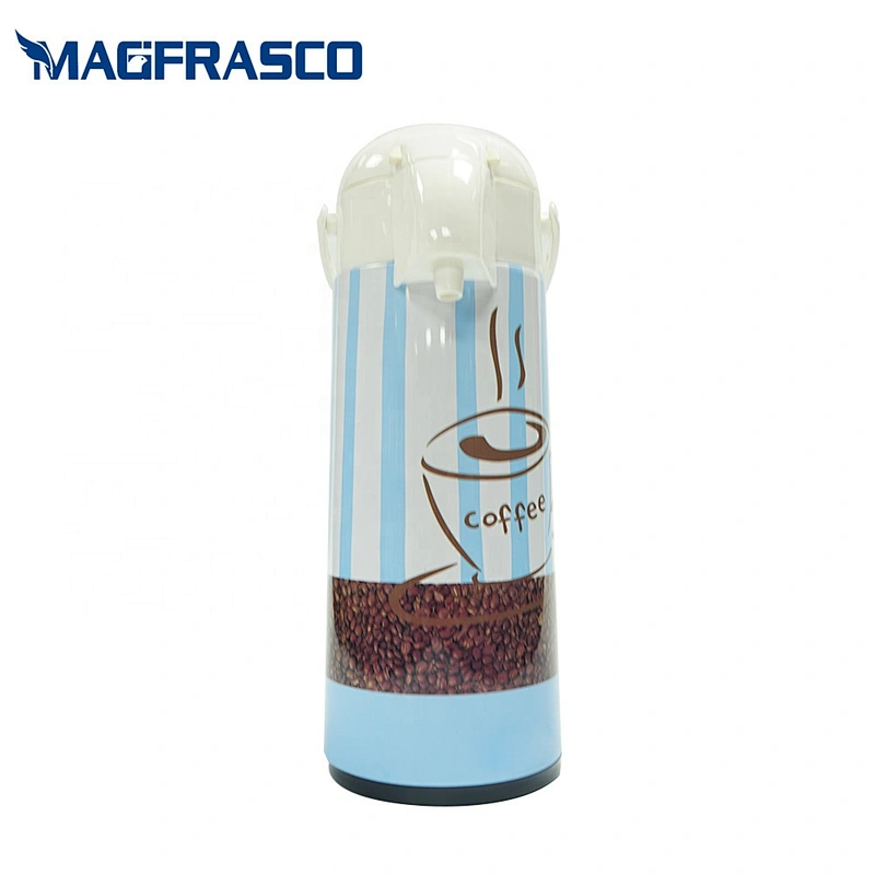 OEM Free Design Insulated Vacuum Water Coffee Press Pump Air Pressure Flask Thermos Pot with Good Price