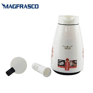 1L  1.5L wholesale custom printing  glass liner arabic vacuum water flask coffee pot tea pot