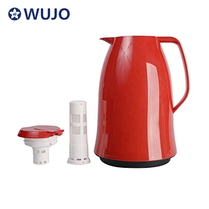 Magfrasco  custom hot cold plastic thermos vacuum flask glass inner
