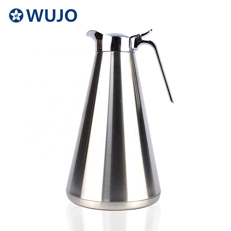 1L 1.5L 2L Stainless Steel Hotel Thermal Coffee Carafe Vacuum Insulation Thermos Tea Coffee Pot