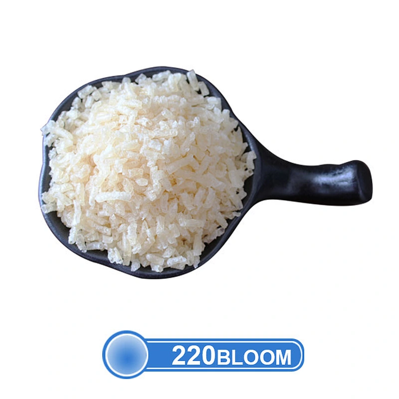 Private label Food Grade Gelatin Bulk Edible Best Bovine 220 Bloom Wholesale Factory Best Price Food Additives