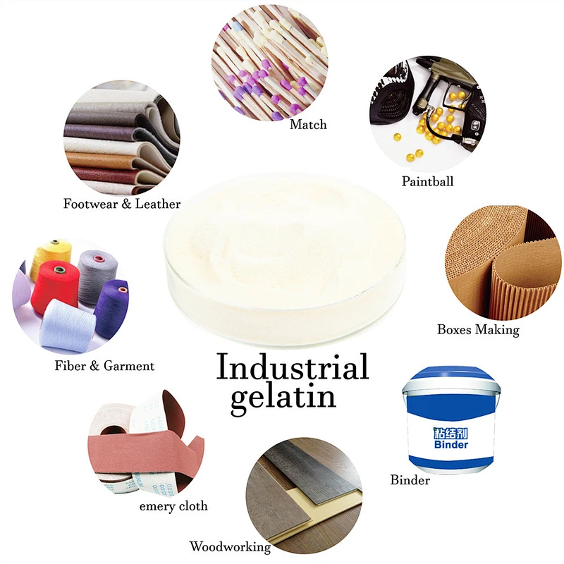 Hot selling food grade gelatin with MOQ 1 TON