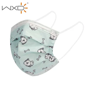Disposable face mask for kids