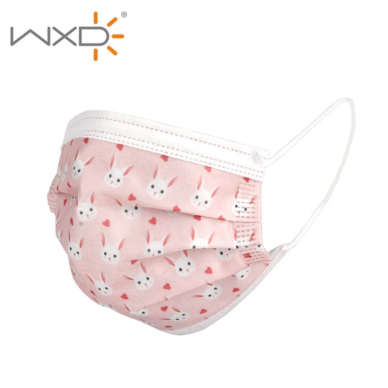 Disposable face mask for kids