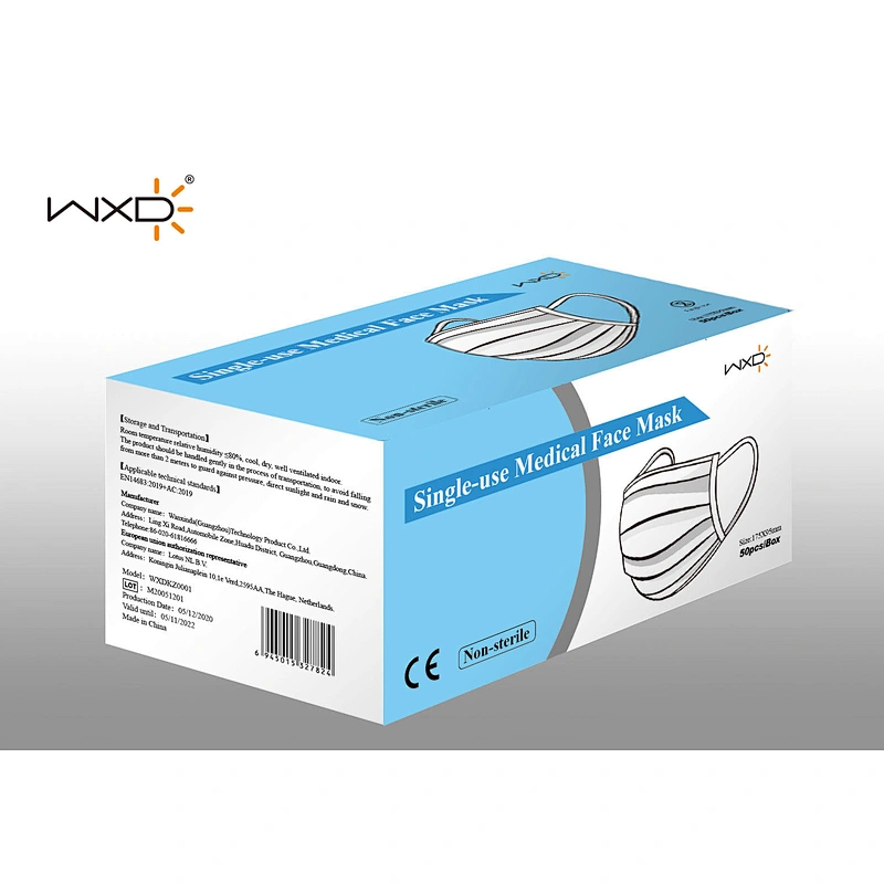 Single-use medical face mask(Non-sterile)