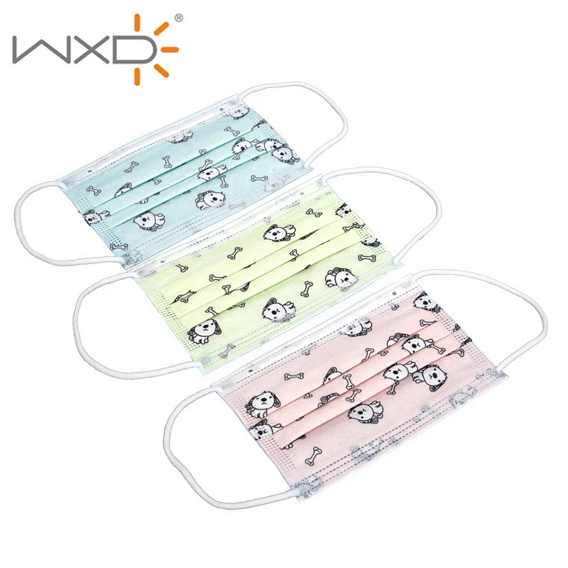 Disposable face mask for kids