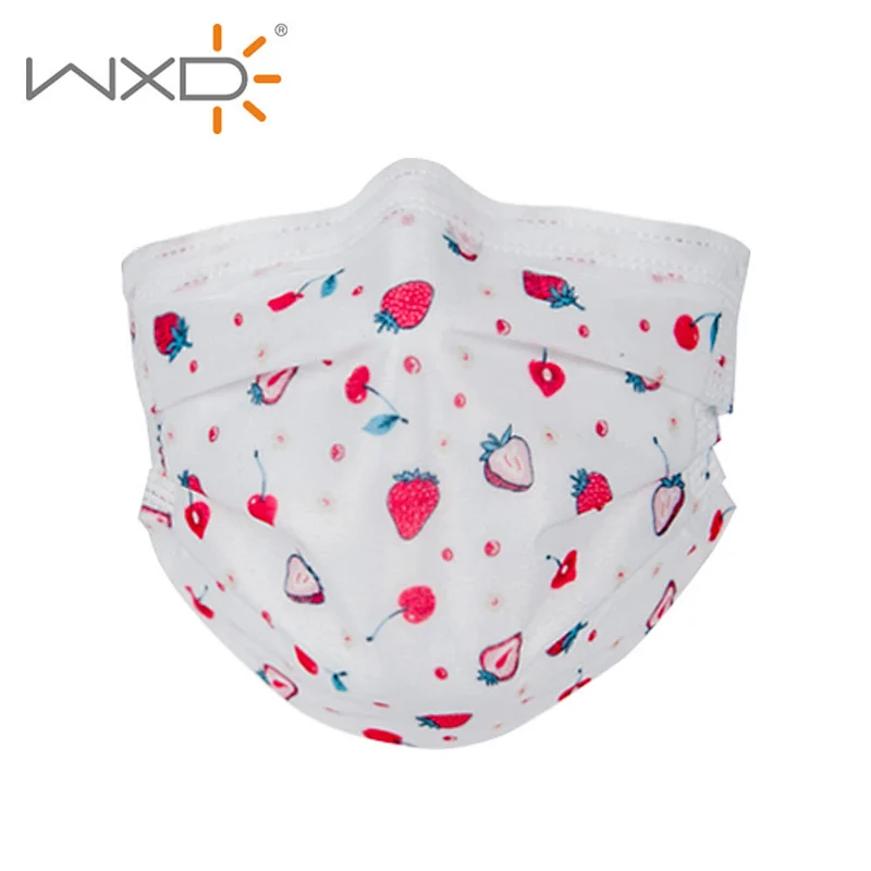 Disposable face mask for kids