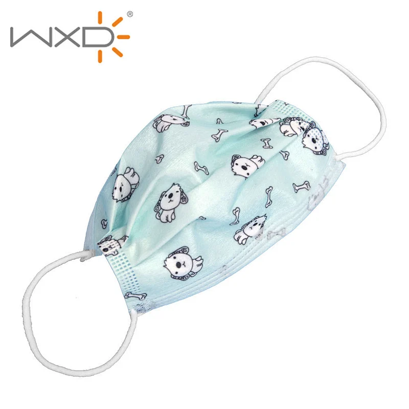 Disposable face mask for kids