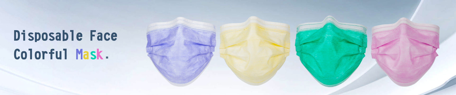 Disposable Face Colorful Mask