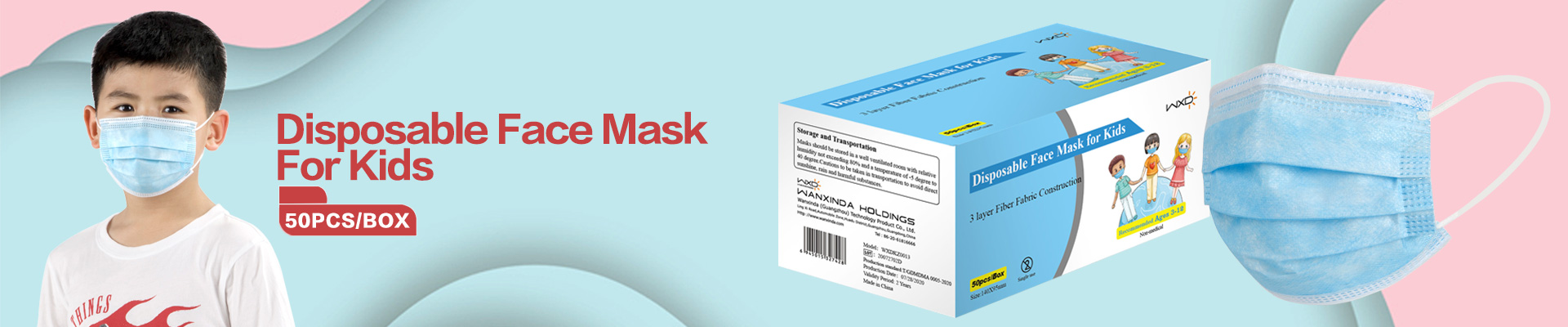 Disposable Face Mask For Kids