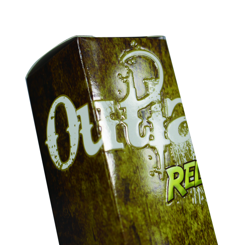 emboss vaping paper box