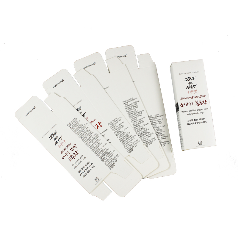 flat package paper box 30ml