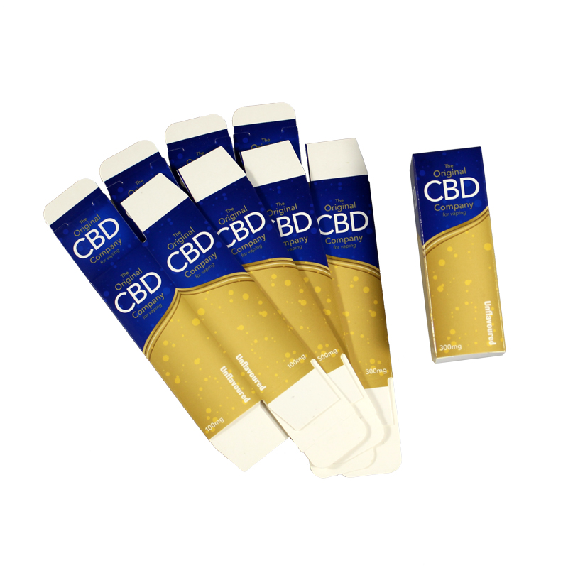 cbd vaping paper box