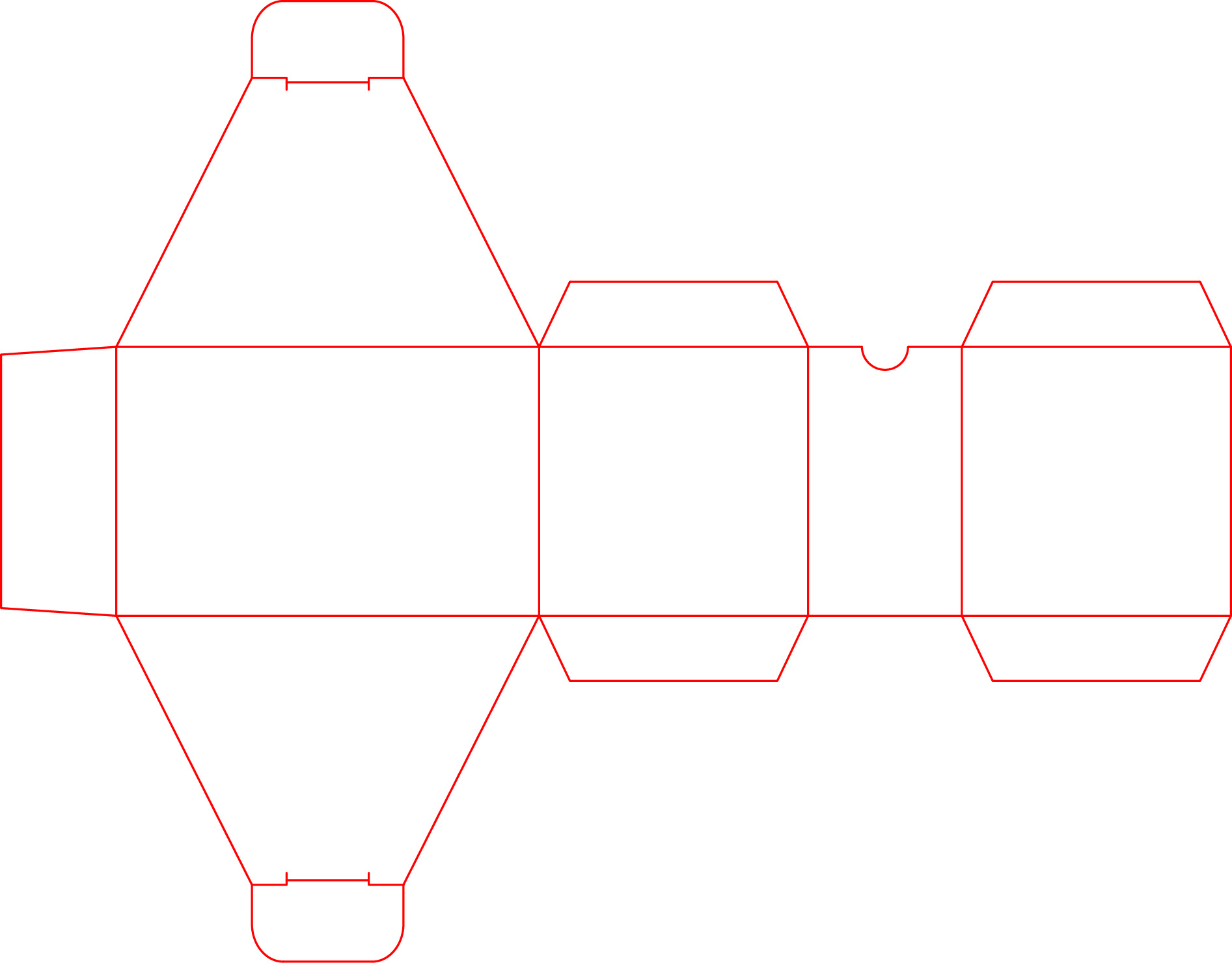 irregular paper box