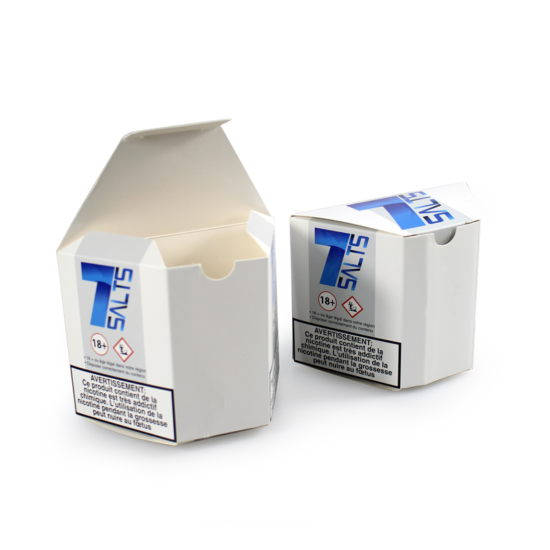 two tuck end irregular shape paper box