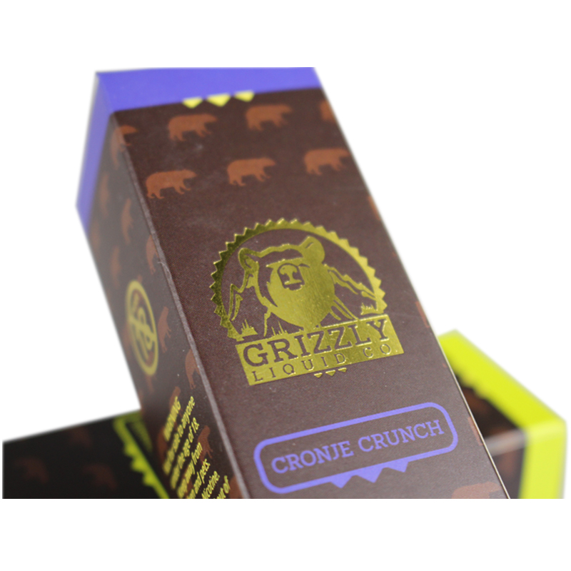 gold foil paper box