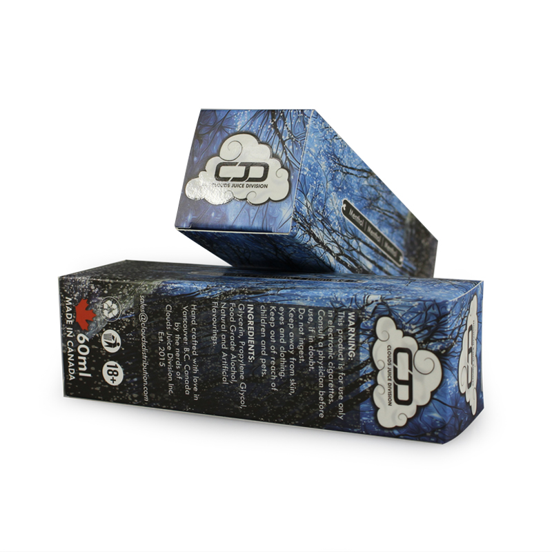spot uv logo paper box