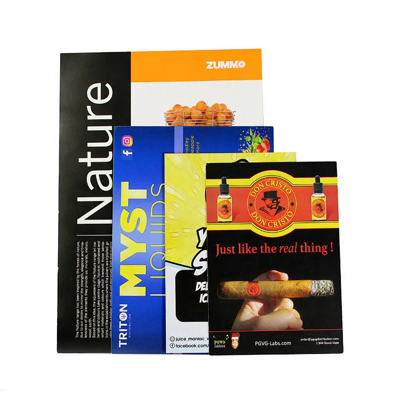 cmyk printed company flyer booklet brochure product introduction page