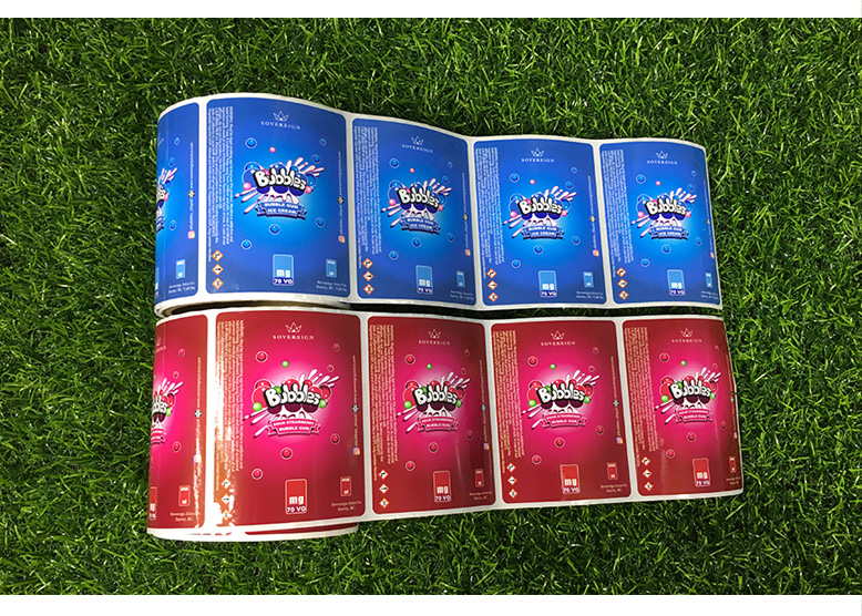roll package label