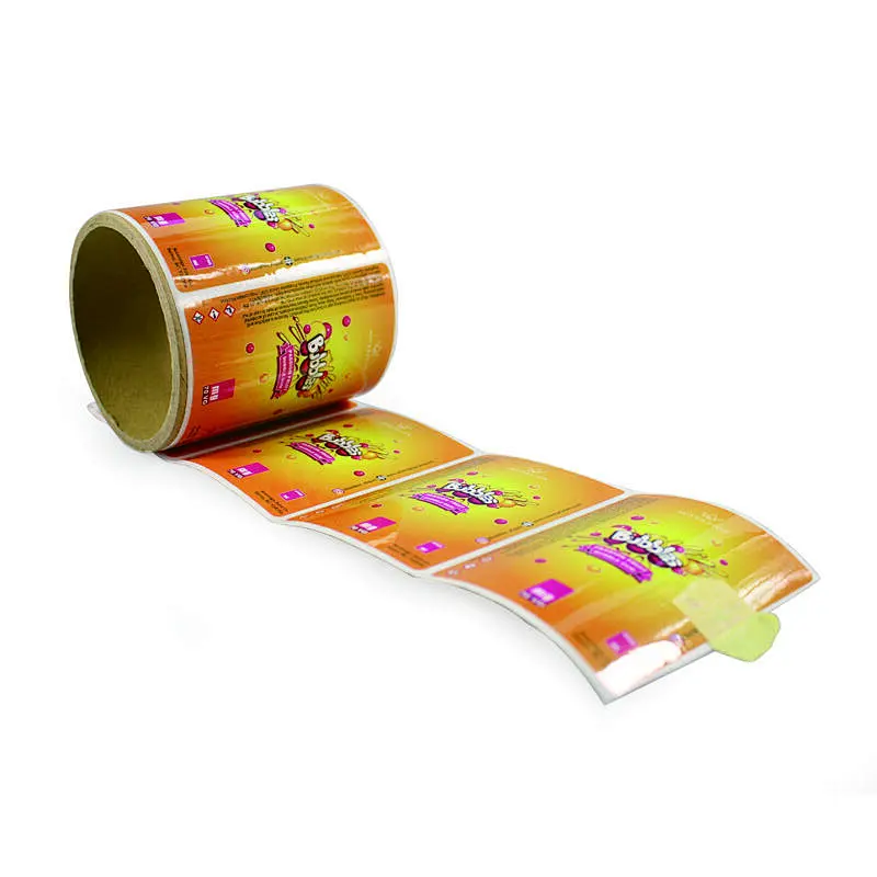 printing glossy laminated adhesive label for oil bottle package label