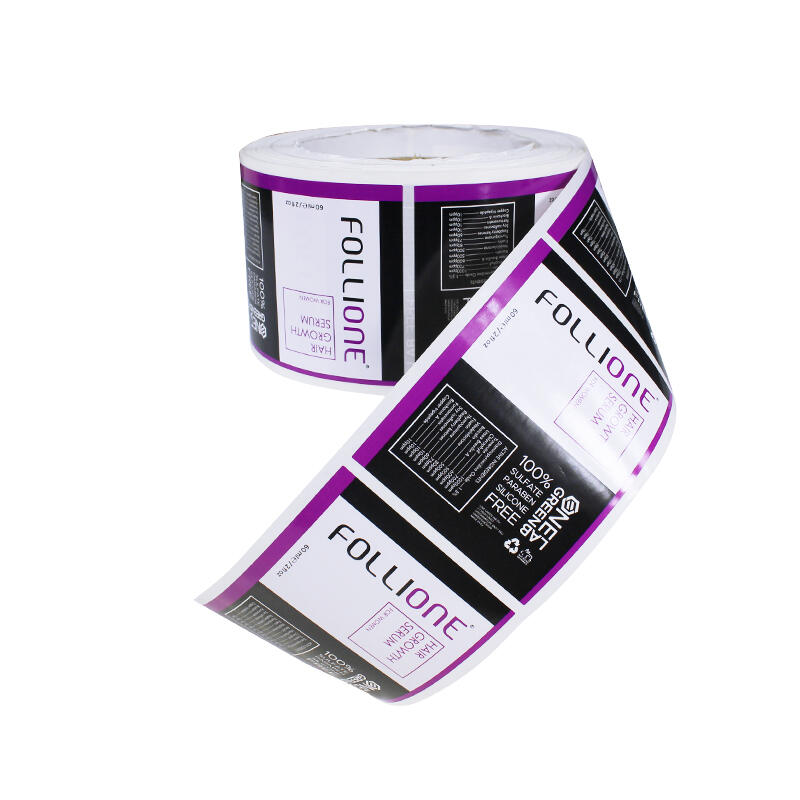 glossy varnishing  package White PE bottle package label